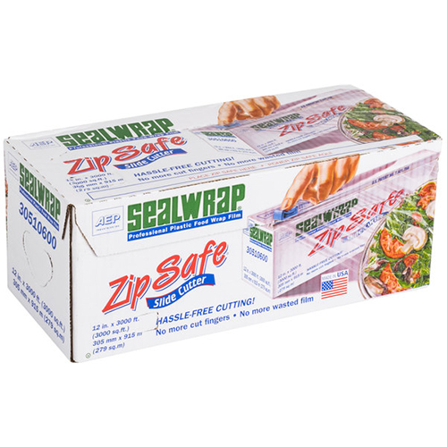 Filmo Wraps FILM WRAP FOOD 12X2000 ZIPSAFE - BradyPLUS