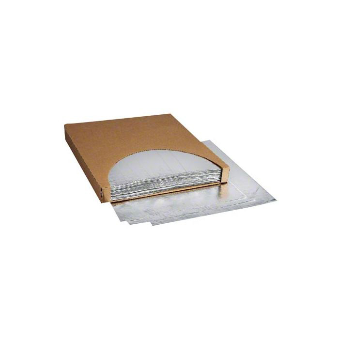 5C14 10.5X14 PLAIN SILVER FOILWRAP LAMINATED PAPER - BradyPLUS