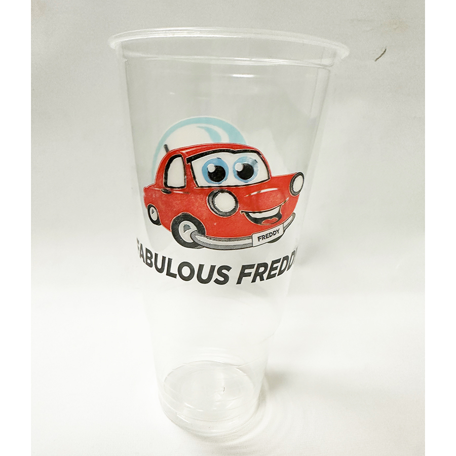 CUP PLAS 32OZ CLR 'FABULOUS FREDDY 500/C
