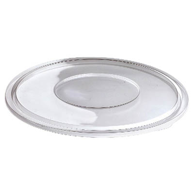 Sabert Clear Flat Lid for 24, 32, 48 oz. Large Round Bowls | 100/Case