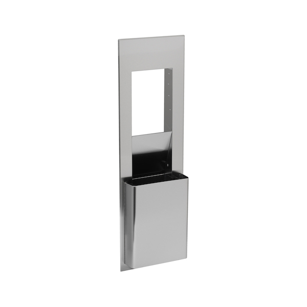 Stainless Steel Recessed Trash Can 6.3 Gallon