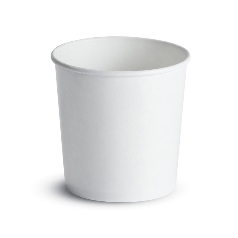 White 16oz Tall Paper Food Container