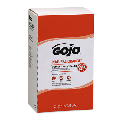 Gojo® NATURAL ORANGE™ 7255-04 Hand Cleaner, 2000 mL, Dispenser