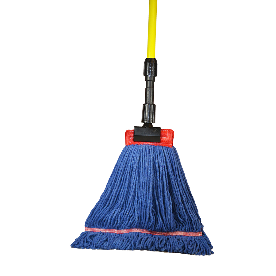 Large Blue Wet Mop with 5in Headband