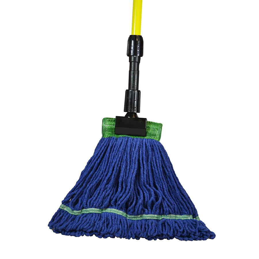 Medium Blue Wet Mop with 5in Headband