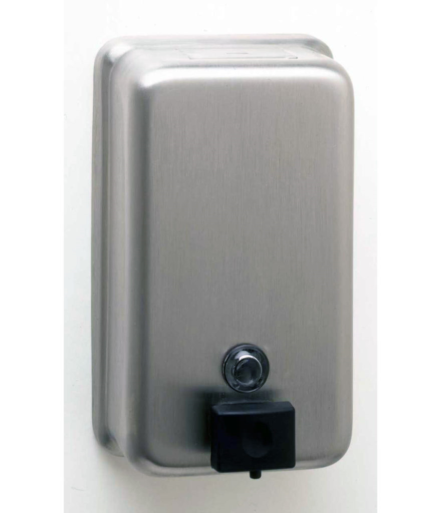 DISPENSER SOAP SS VERTICAL SURF MT - BradyPLUS