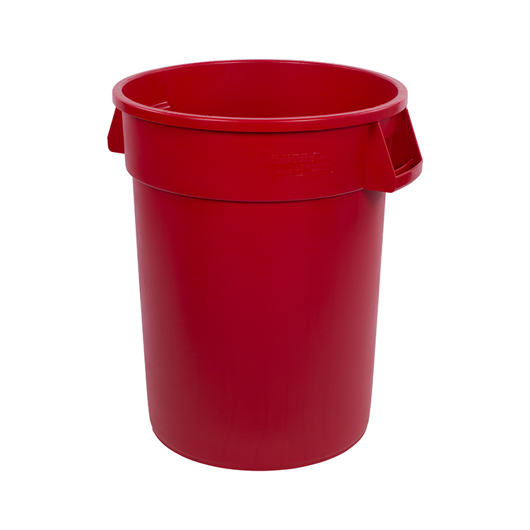 32 GAL RED RECEPTACLE ROUND