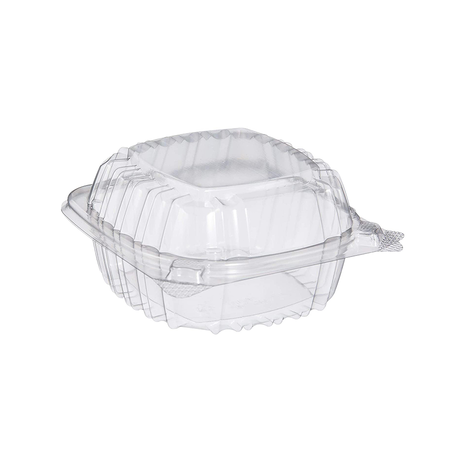 ClearSeal 5" Plastic Hinged Sandwich Container