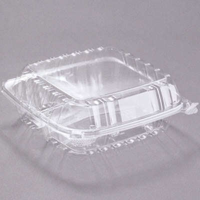 ClearSeal Medium 3-Comp Plastic Hinged Container