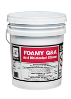Foamy Q & A Acid Disinfectant Cleaner 5 Gallon