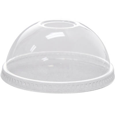 Karat® C-KDL626 Lid, Dome, PET, Clear, 98 mm Dia - BradyPLUS
