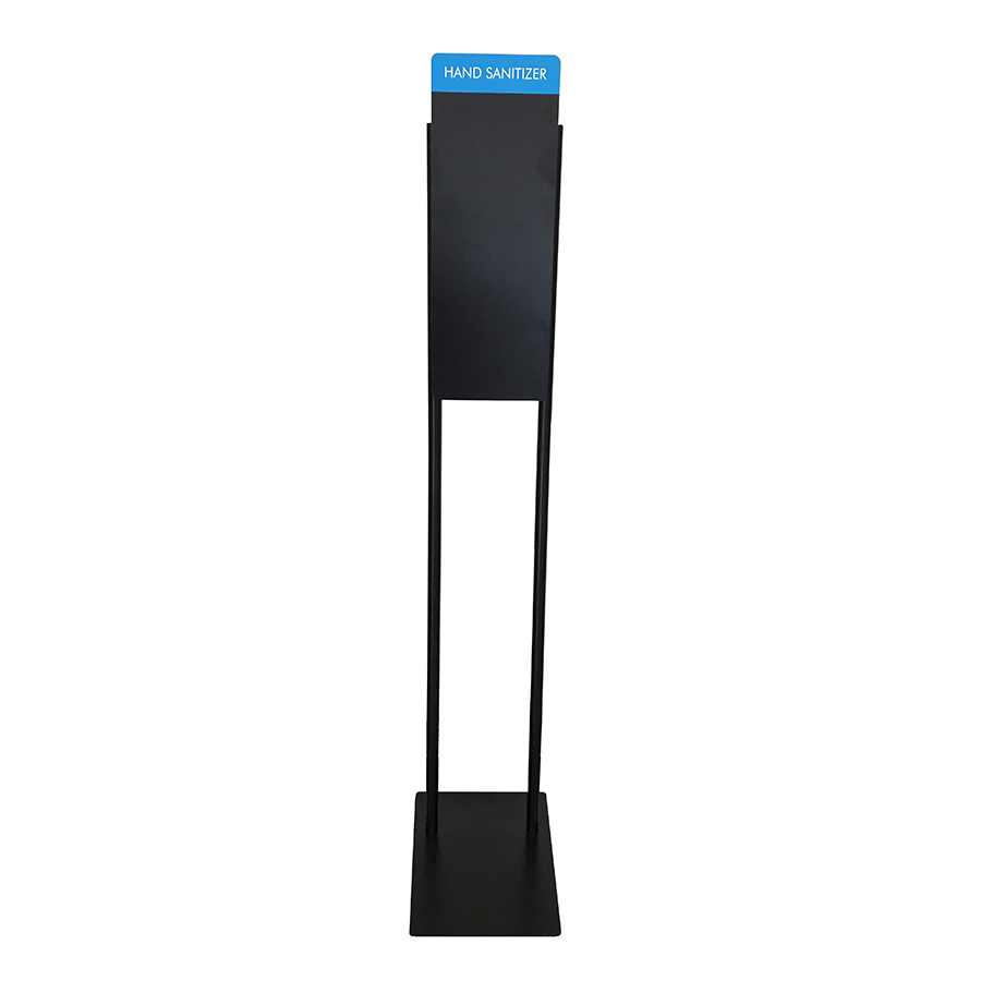 STAND SANITIZING  STATION BLACK EA