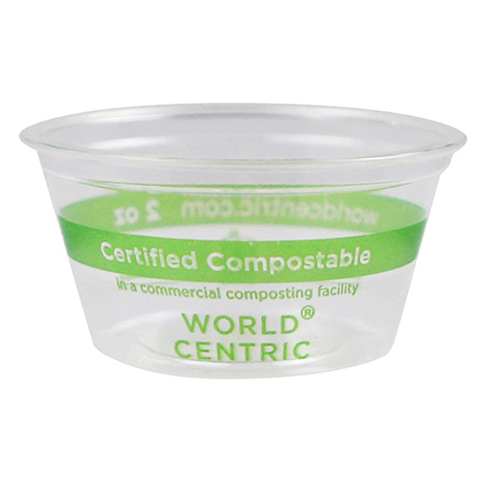 World Centric® Portion Cup, Clear PLA, 2 oz