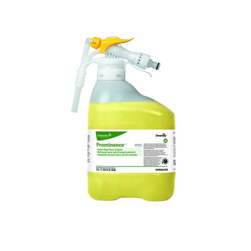 Diversey™Prominence Heavy-Duty Floor Cleaner, Citrus, 5 L, Rtd, 1 Bottle/carton