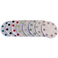 PAD FLEXIBLE RESIN DOT 20 WHITE 800GRIT