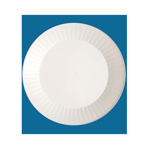 PLATE PLAST 6" WHT DIVINE