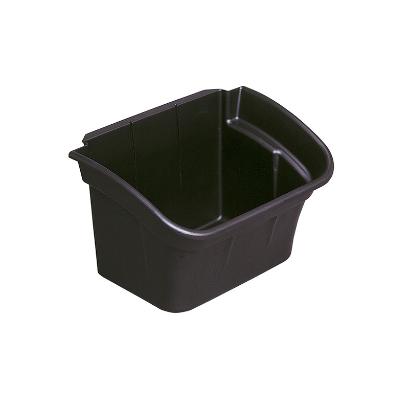 Rubbermaid® Commercial Utility Bin, 4 gal, 17" x 12.13" x 10.5", Black