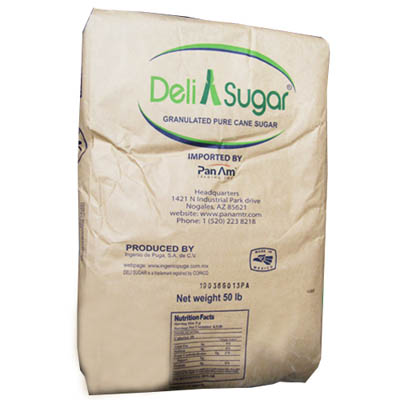 SUGAR MEXICAN CANE WHITE GRANULATED