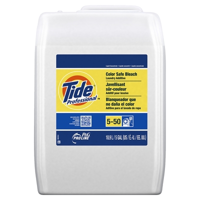 Tide Professional Color Safe Bleach Laundry Additive, 5 Gal Closed