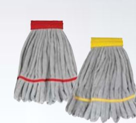 Red Rag Mops Unger SmartColor™ RoughMop String Mop, Medium Duty, Red - BradyPLUS