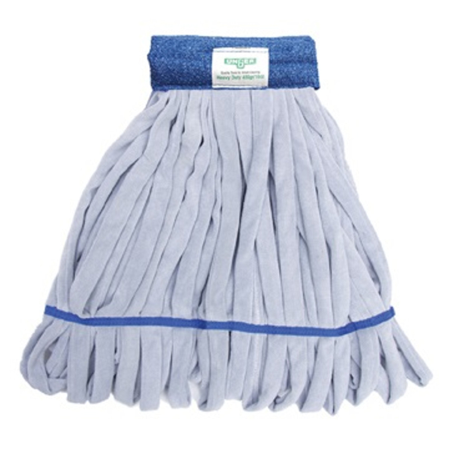 Unger SmartColor™ RoughMop String Mop, Heavy Duty, Blue - BradyPLUS
