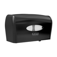 KleenLine Black Double Small Core Bath Tissue Dispenser - BradyPLUS
