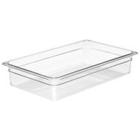 FOOD PAN CAMWEAR 4 DEEP CLEAR 6/CS