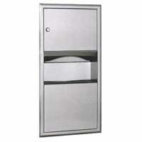 Recessed Paper Towel Dispenser/Waste Receptacle