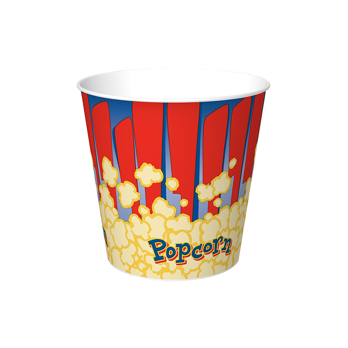 Printed Design 130oz Paper Popcorn Bucket