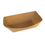TRAY FOOD PPR 1LB NAT KRAFT 4/250 - BradyPLUS