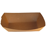 TRAY FOOD PPR 3LB NAT KRAFT 4/125 - BradyPLUS