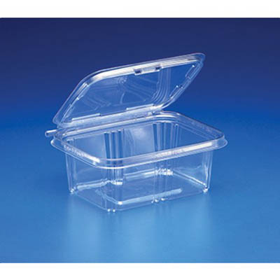 Inline Plastics Safe-T-Fresh Hinged Tamper Resistant Square 32 oz