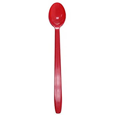 Red PP Plastic Heavy-Weight Soda Spoons